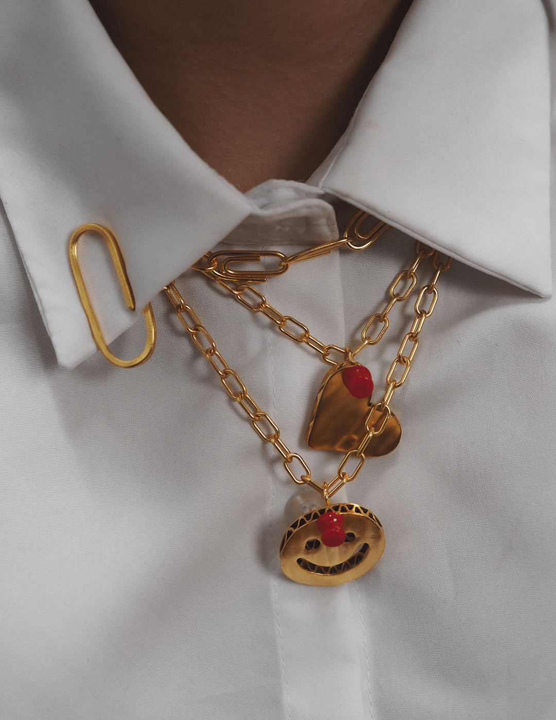 Collar PIN IT CARDBOARD HEART