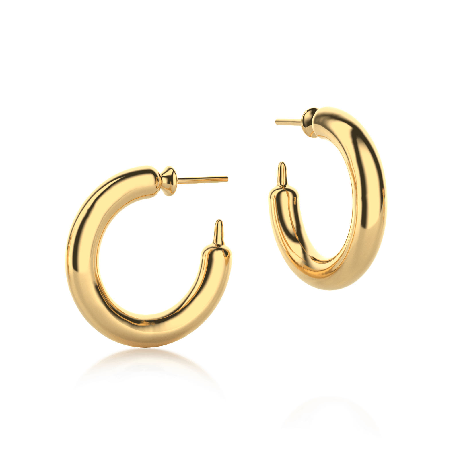 aretes latex balloon globo earring dorados