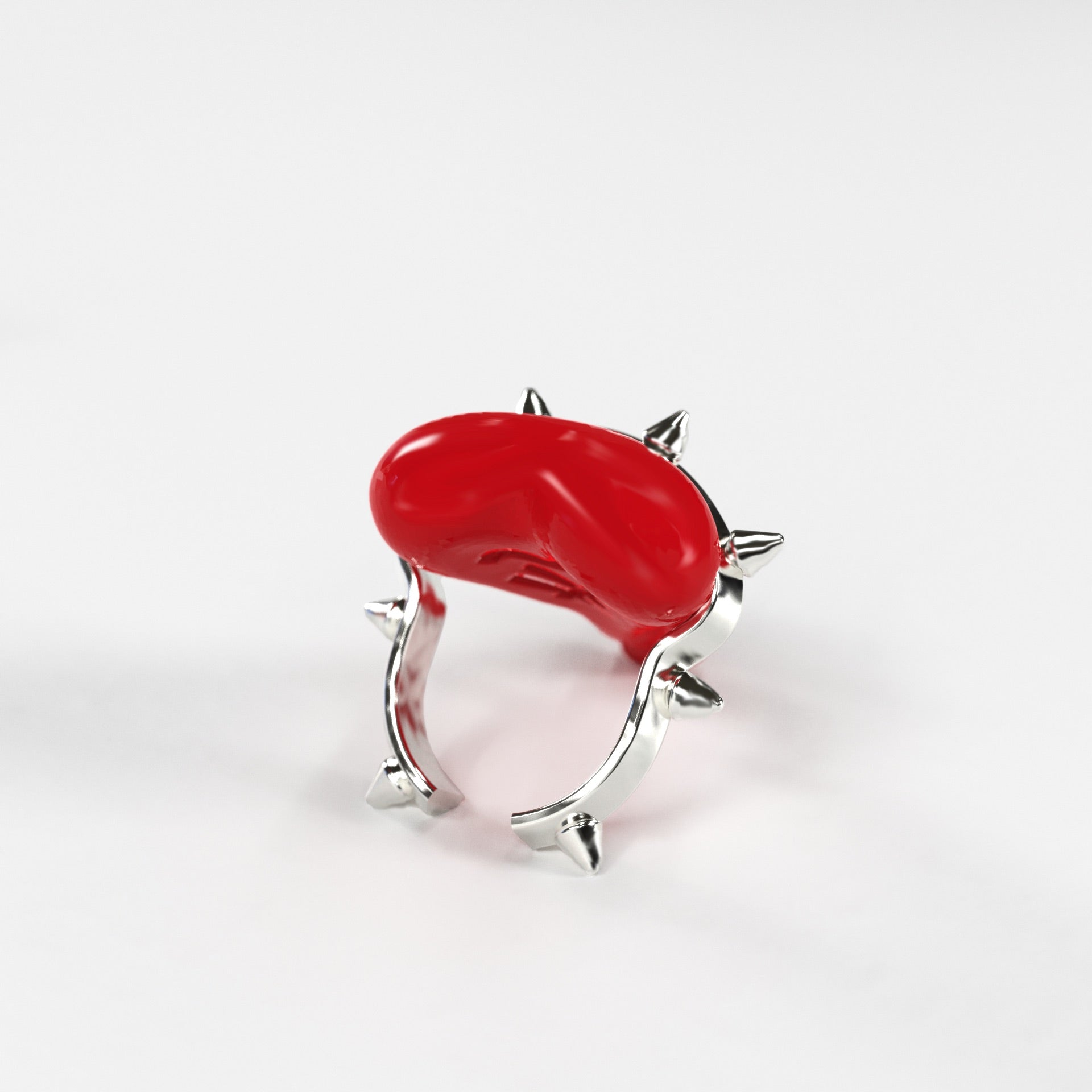 Fun hurts Balloon ring XL Plata 925