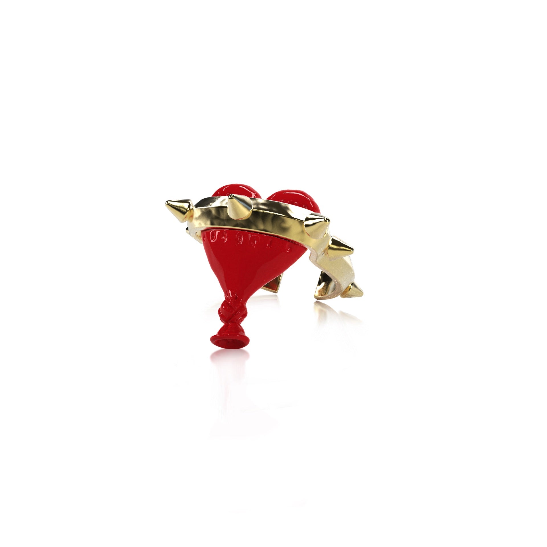 Fun heart Balloon ring