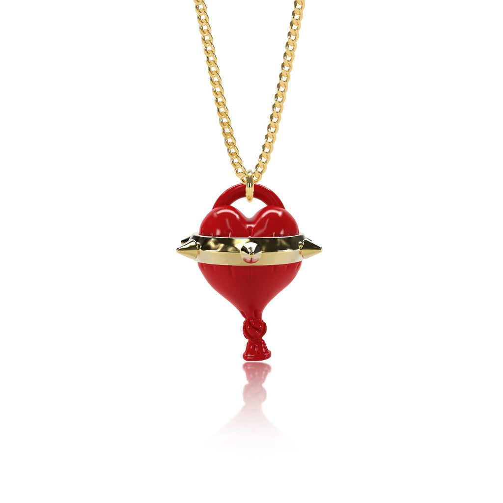 Fun hearts balloon necklace