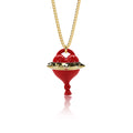 Fun hearts balloon necklace