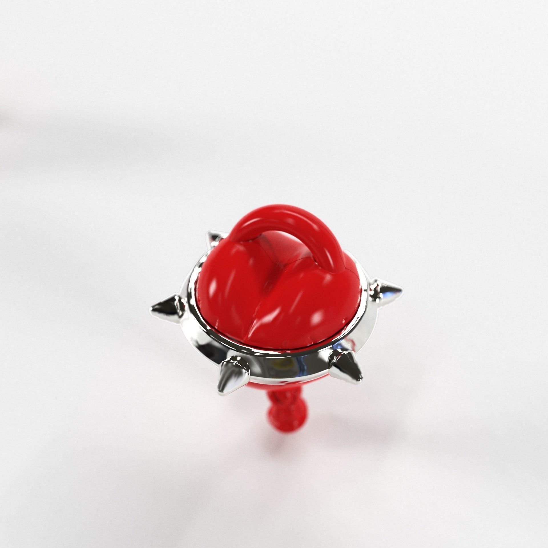 Fun hearts balloon necklace PLATA 925