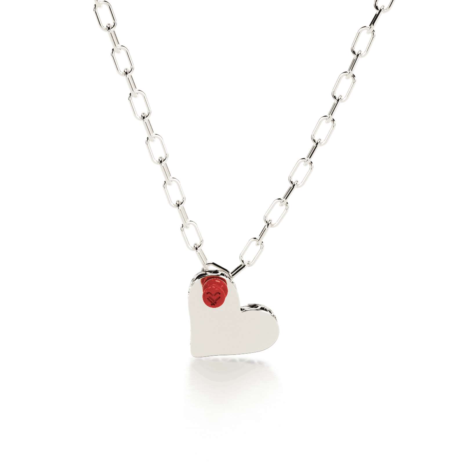 Collar PIN IT CARDBOARD HEART