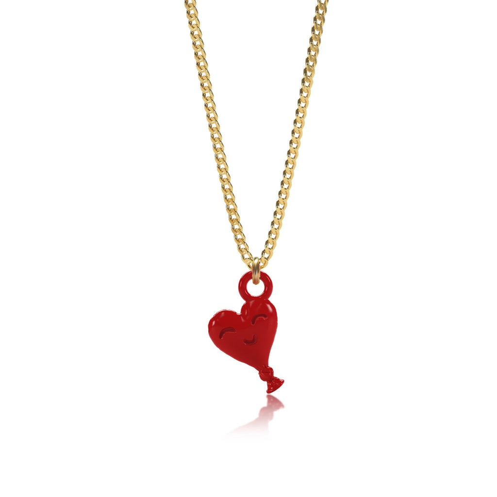 Fun hearts/hurt balloon necklace Resin