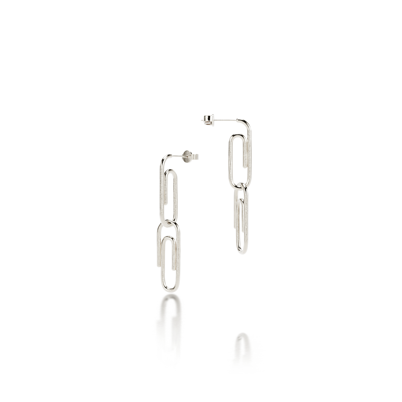 Aretes PAPER CLIP - DOUBLE