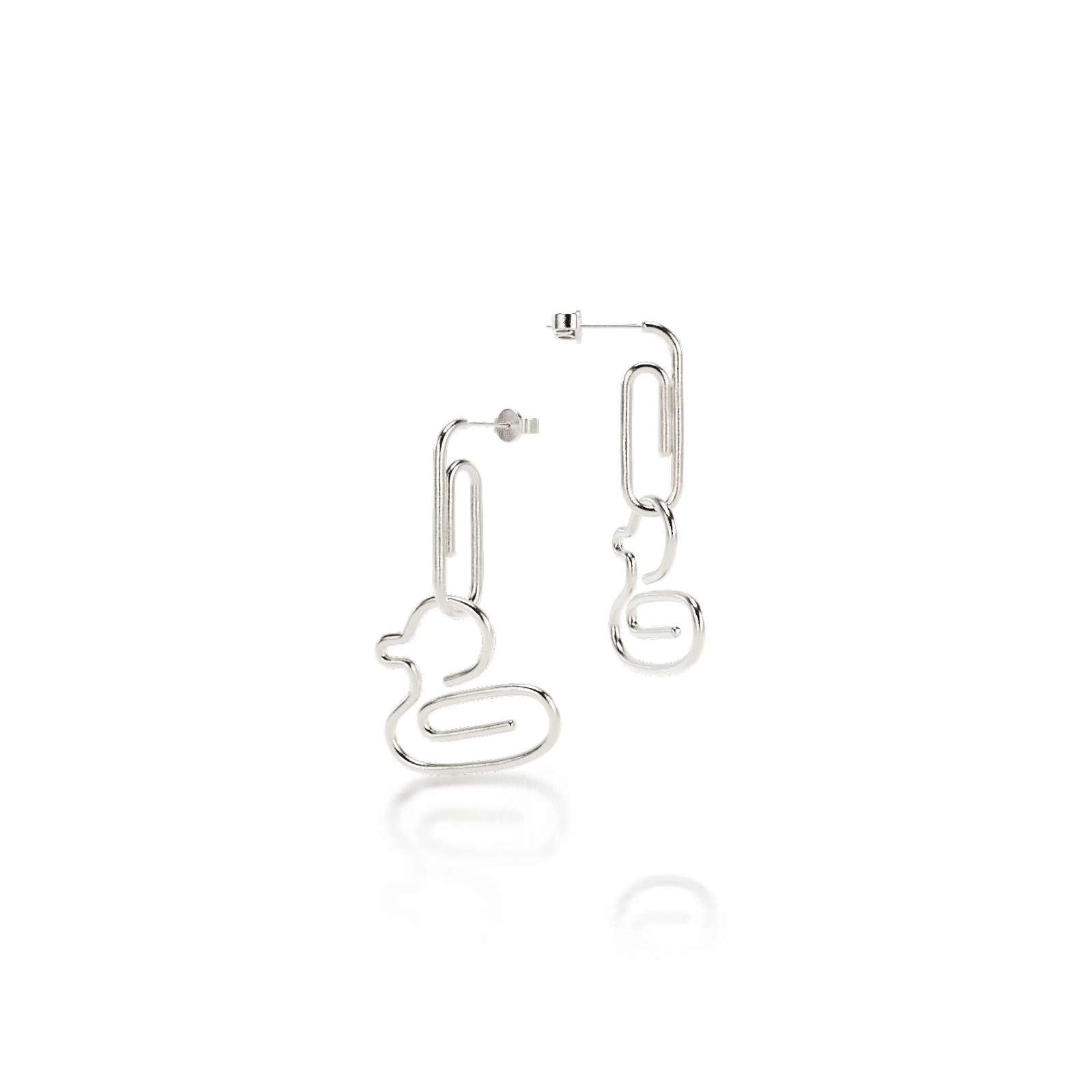 Aretes PAPER CLIP + DUCK