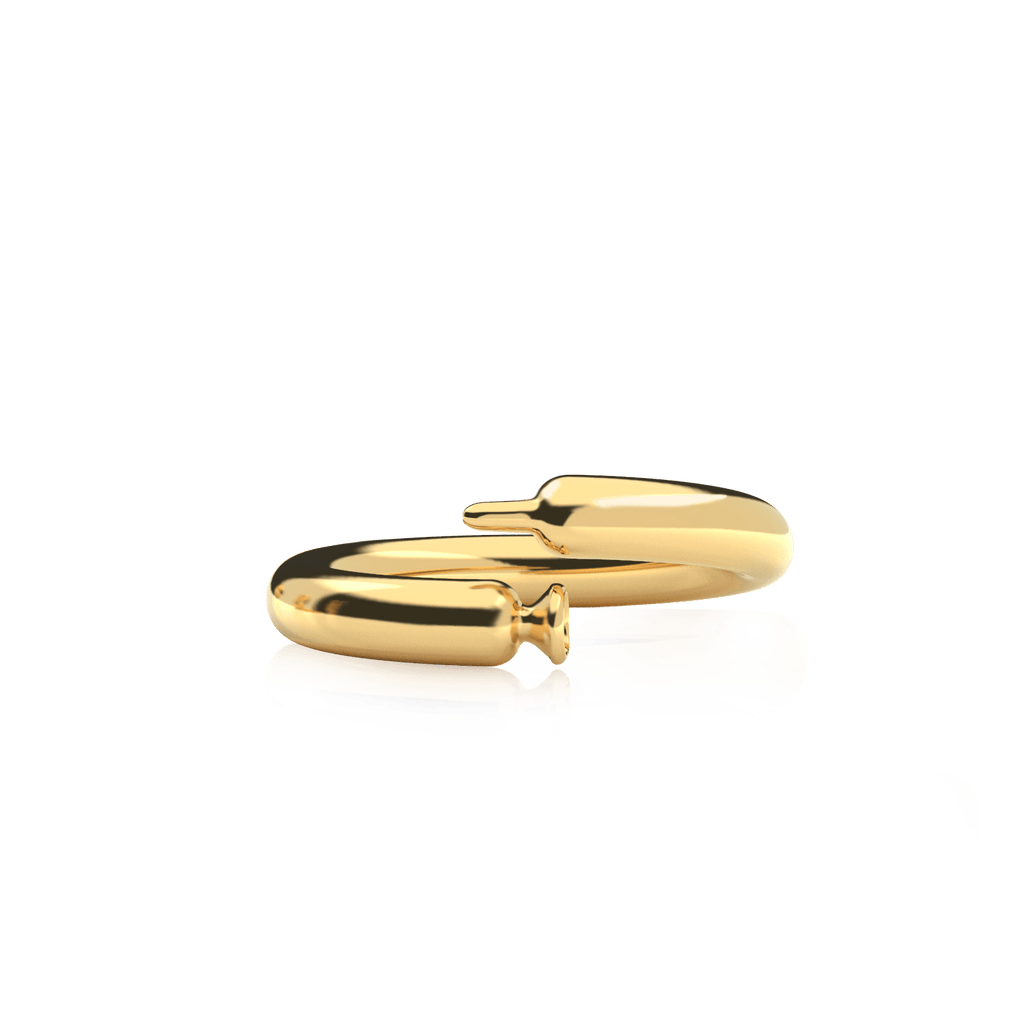 Anillo Latex Balloon Dorado