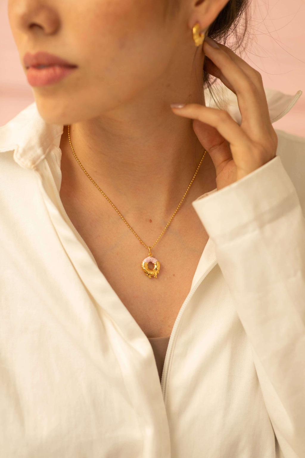 Collar FROOT HOOP rosa