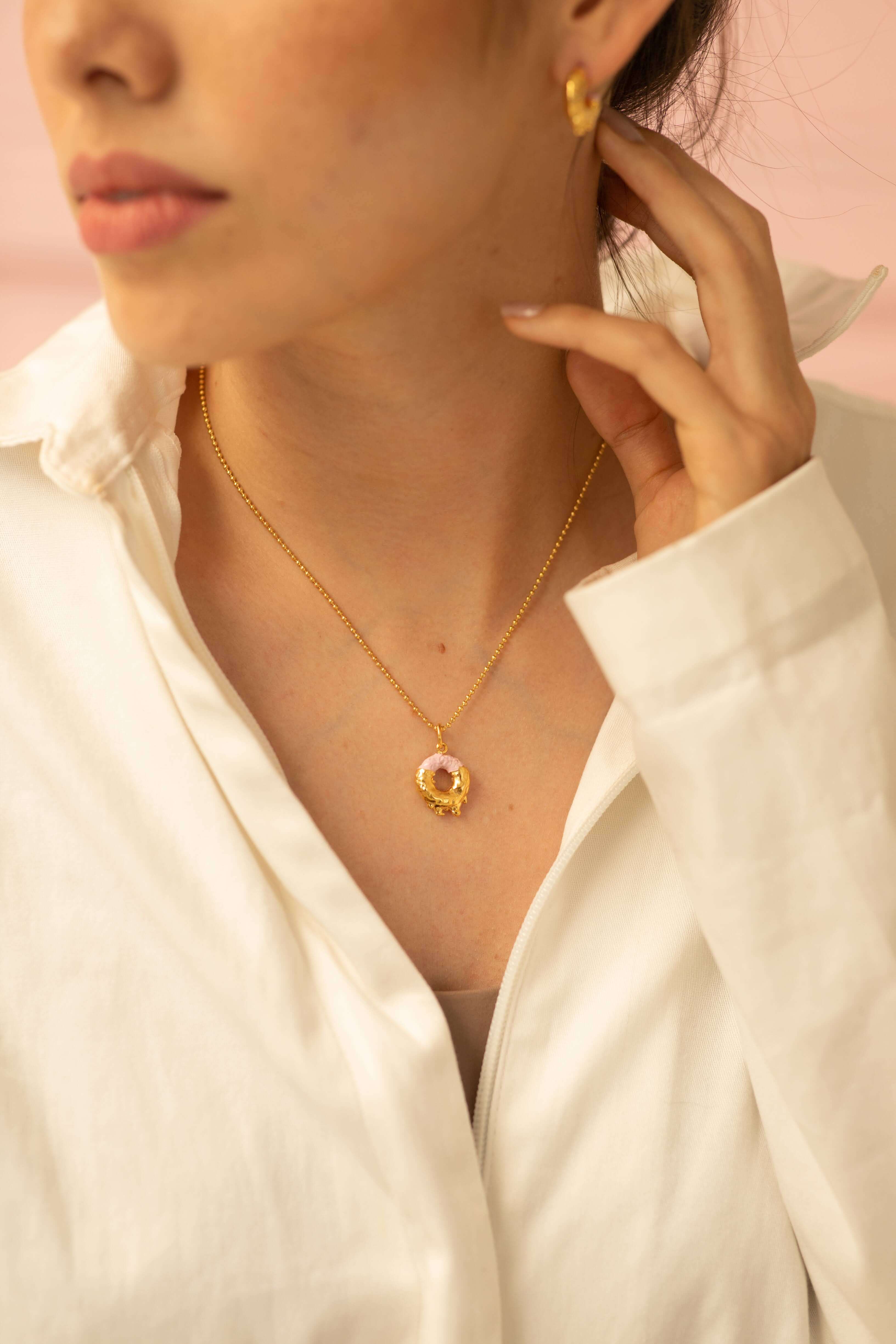 Collar FROOT HOOP rosa