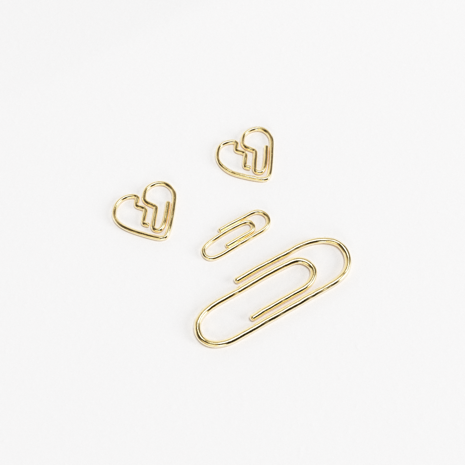 Set PAPER CLIPS BROKEN HEART