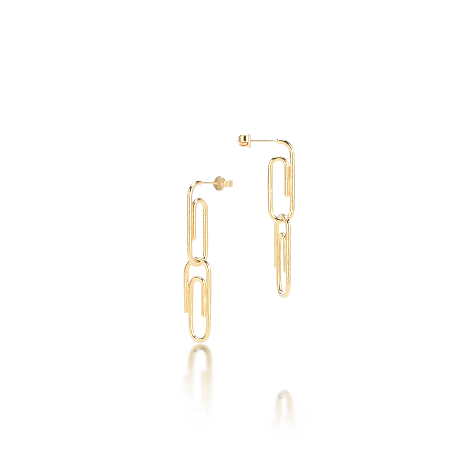 Aretes PAPER CLIP - DOUBLE