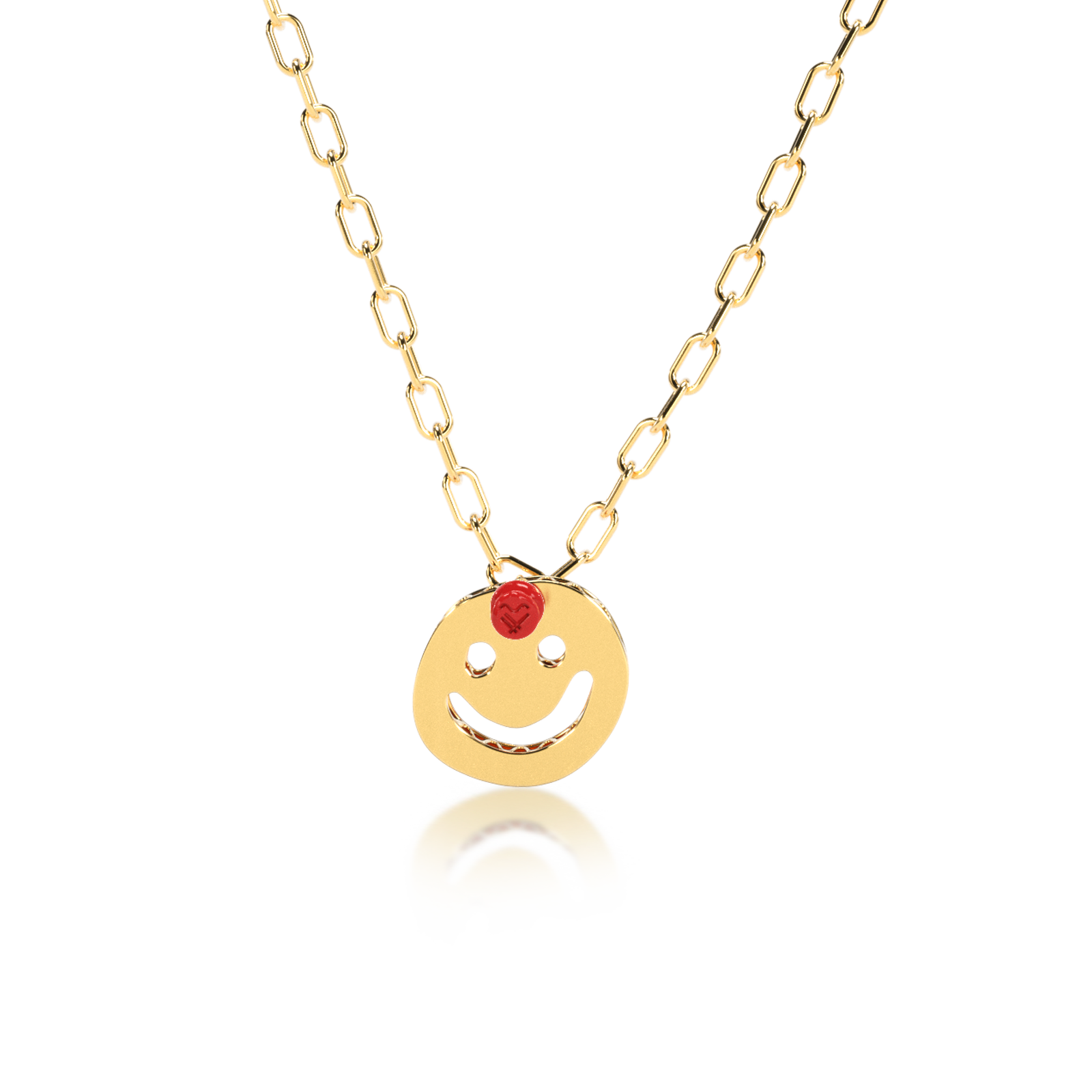 Collar PIN IT CARDBOARD HAPPY FACE