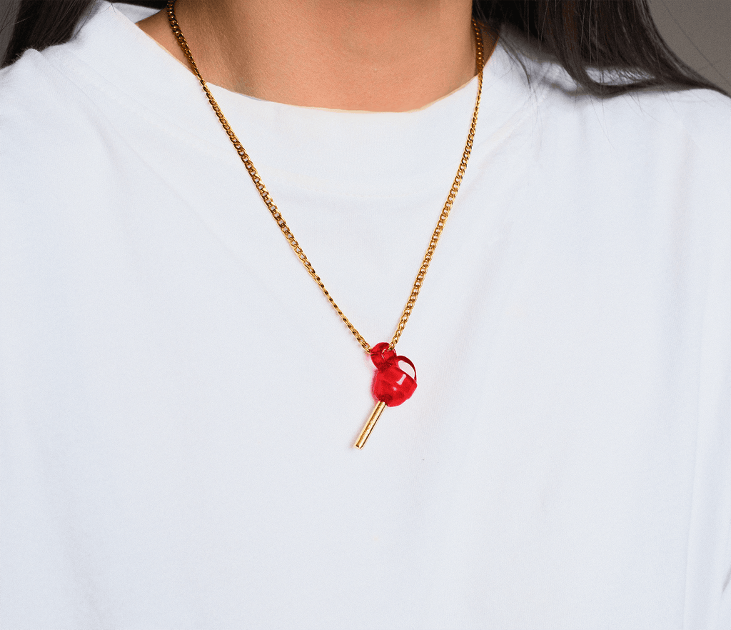PRE-ORDER Collar Bon Bon Bum ®️Rojo Fresa