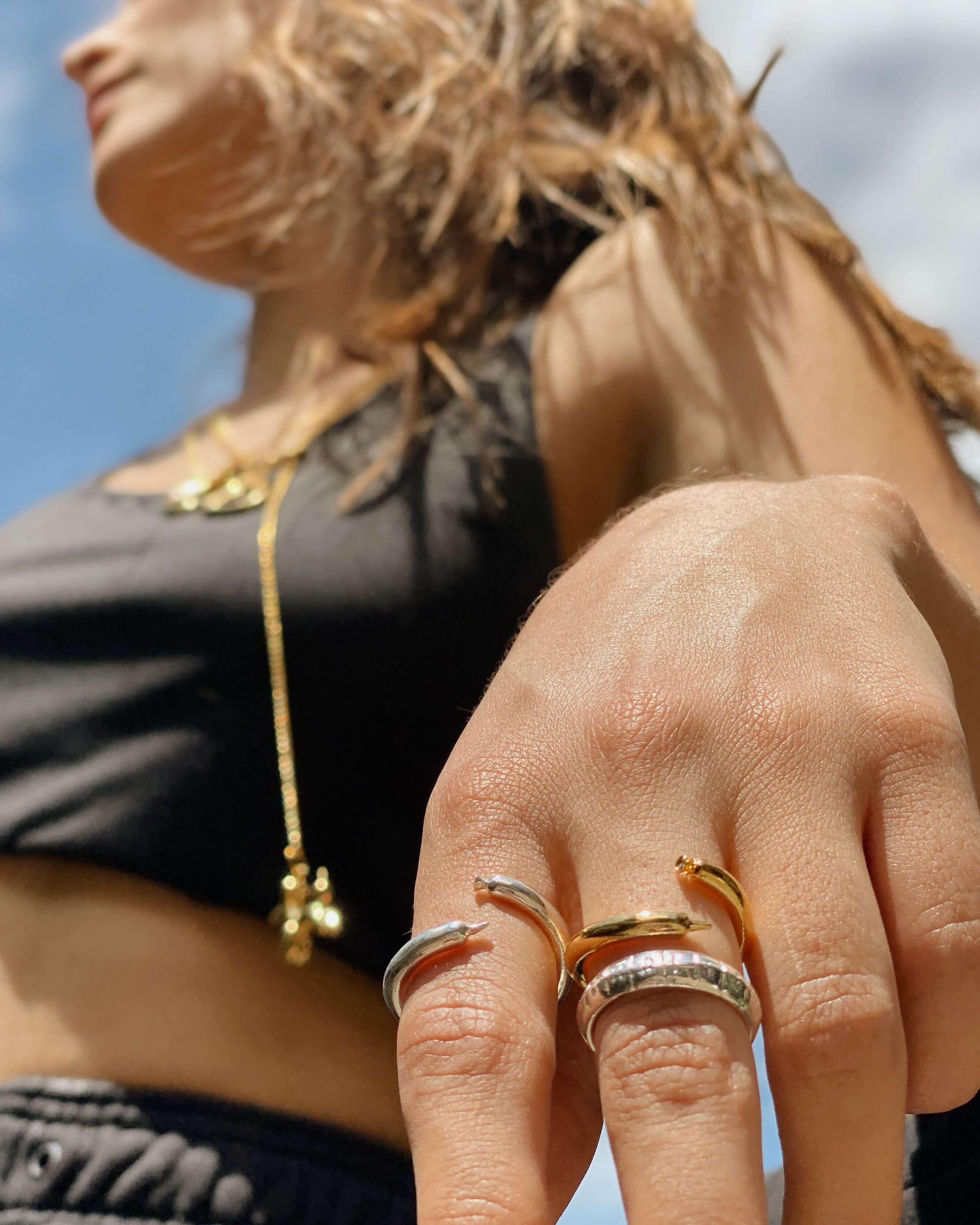 Anillo Latex Balloon Plata 925