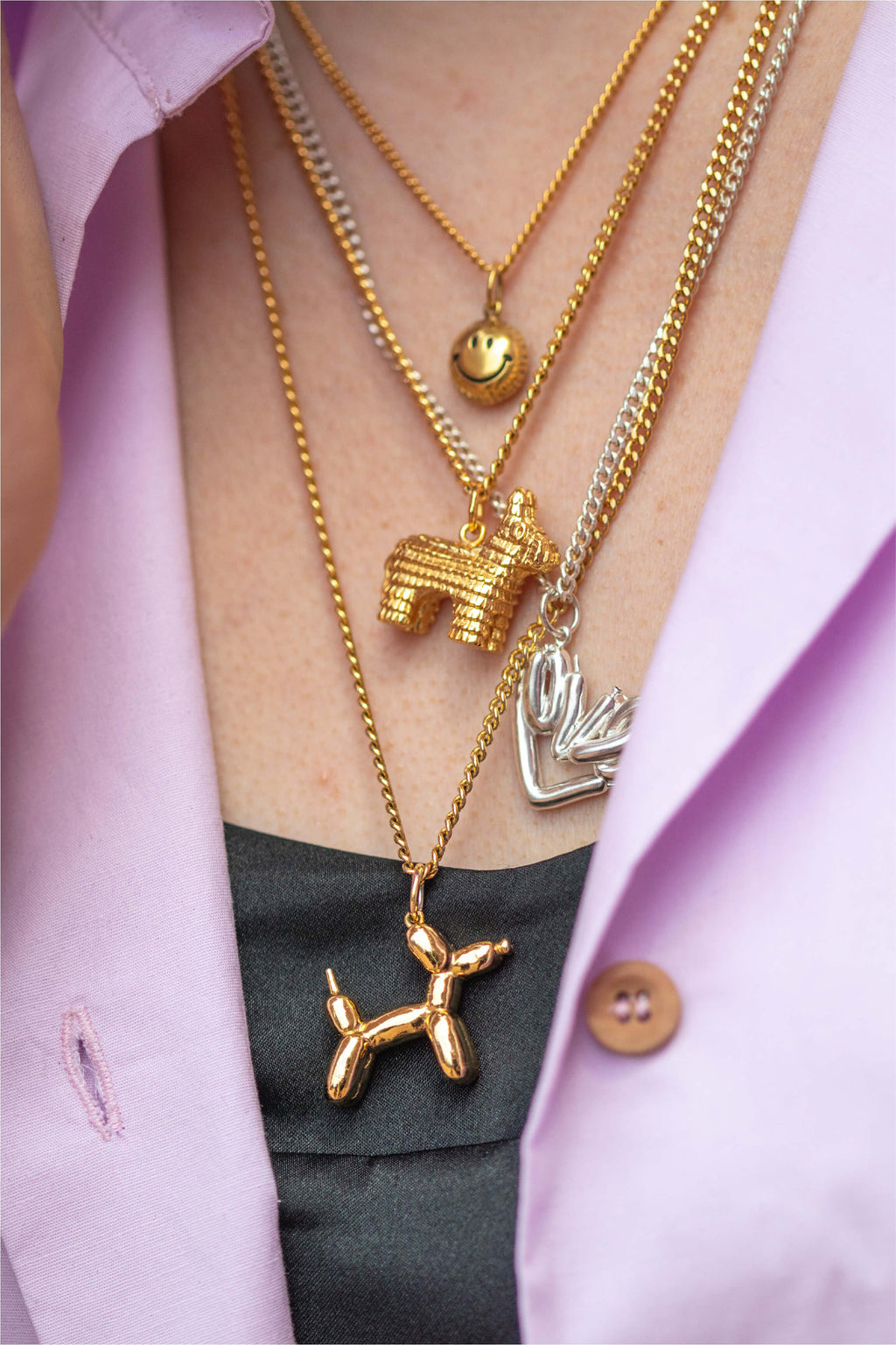 Collar Balloon Doggy dorado • another collection •