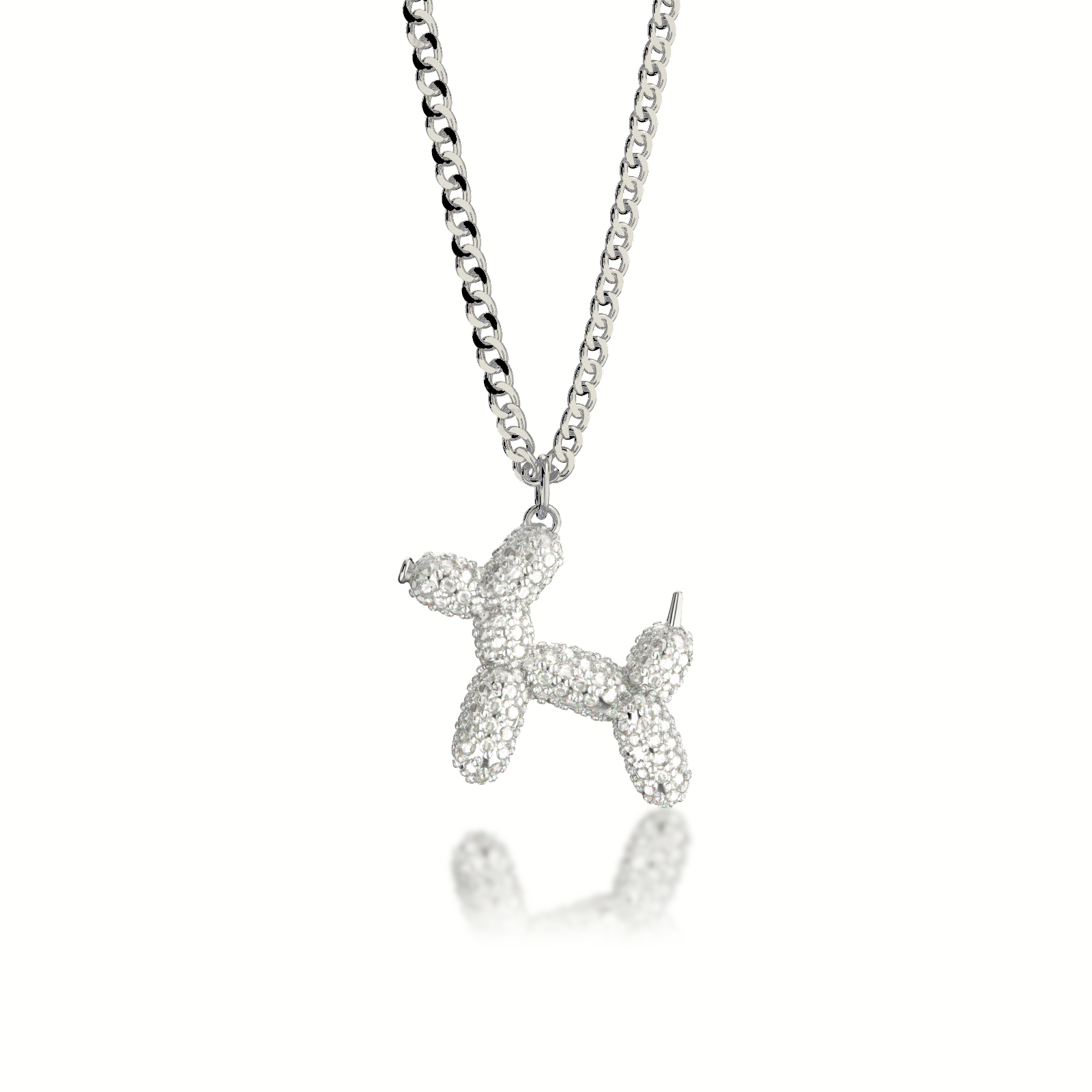 Disco Doggy - Edición especial. Plata 925 y circonitas.