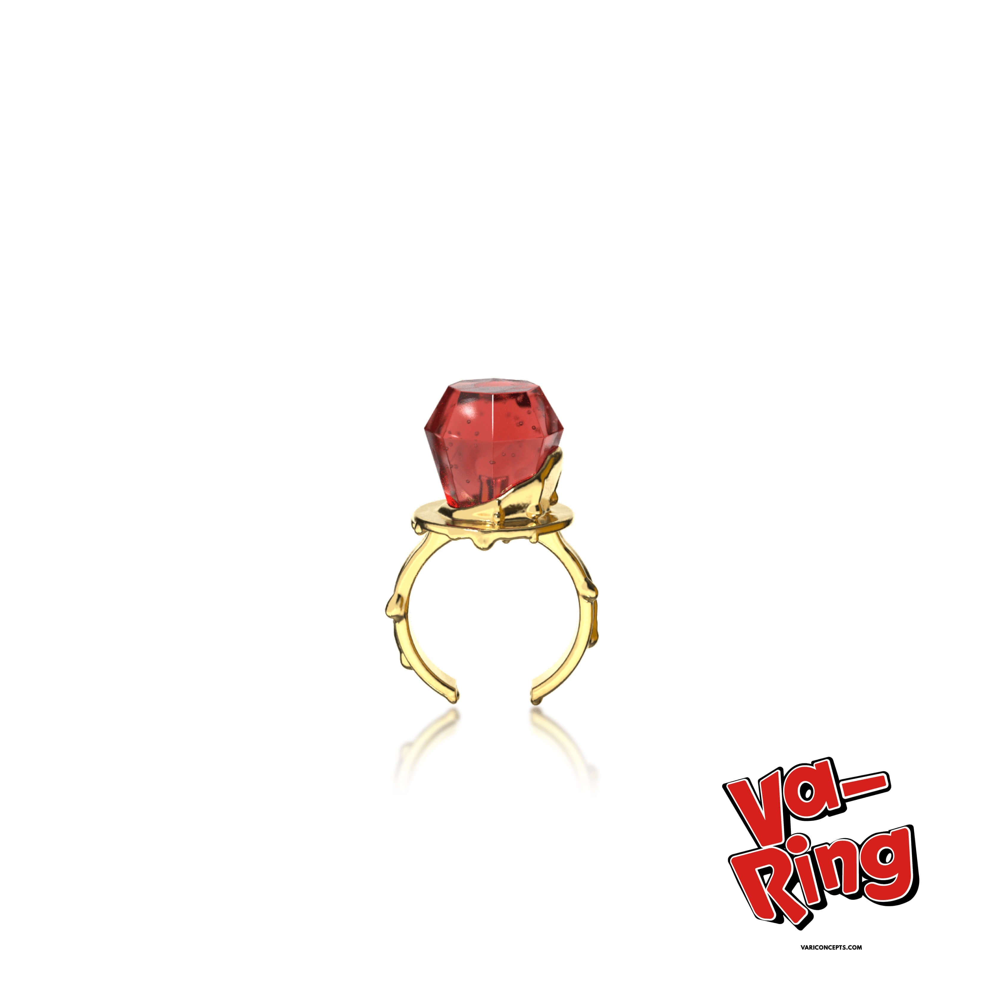 FUN GEM RING CHERRY