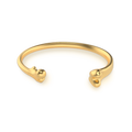 brazalete hueso dorado- golden bone cuff