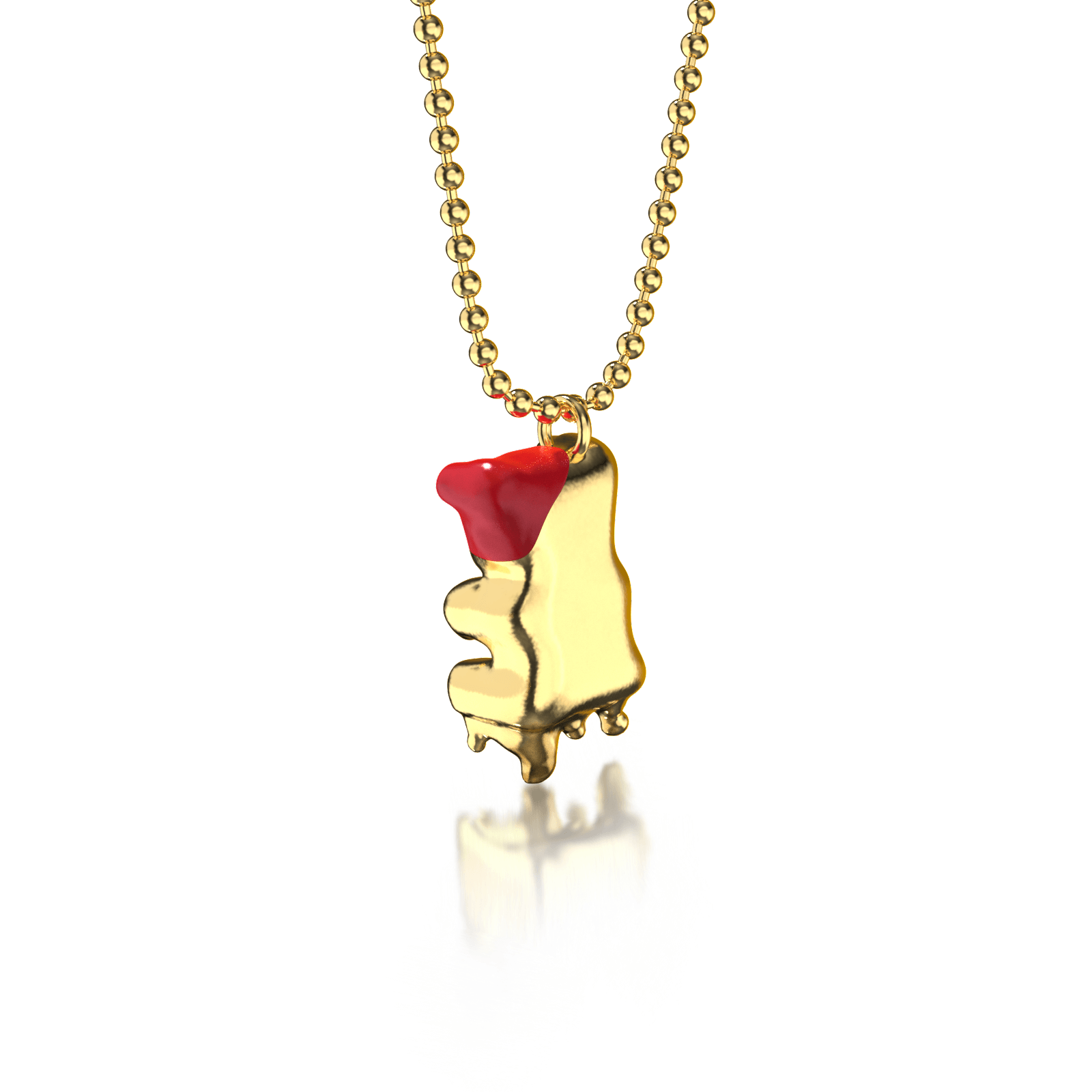 Collar GUMMY BEAR Cherry