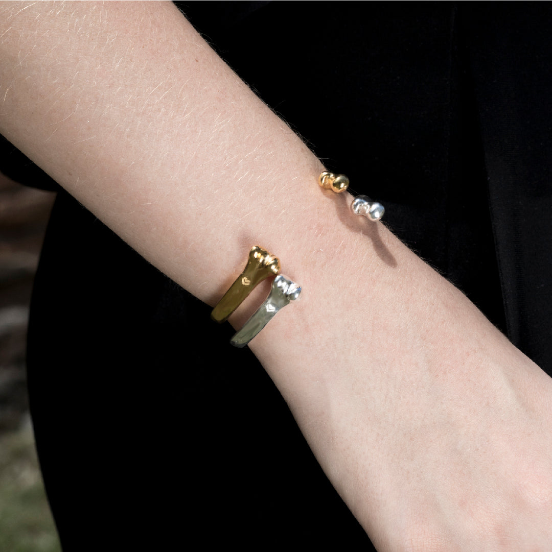 brazalete hueso dorado- golden bone cuff3