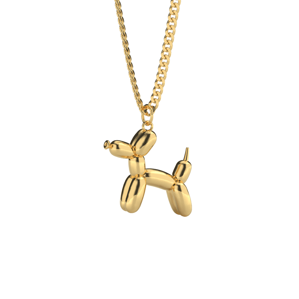 Collar Balloon Doggy dorado • another collection •