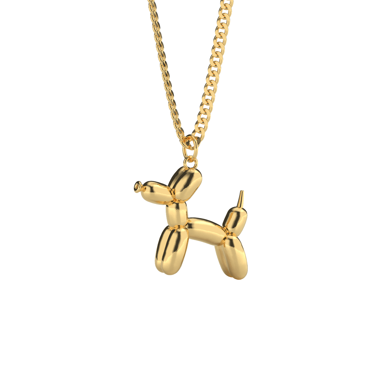 Collar Balloon Doggy dorado • another collection •