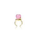 FUN GEM RING Raspberry pink